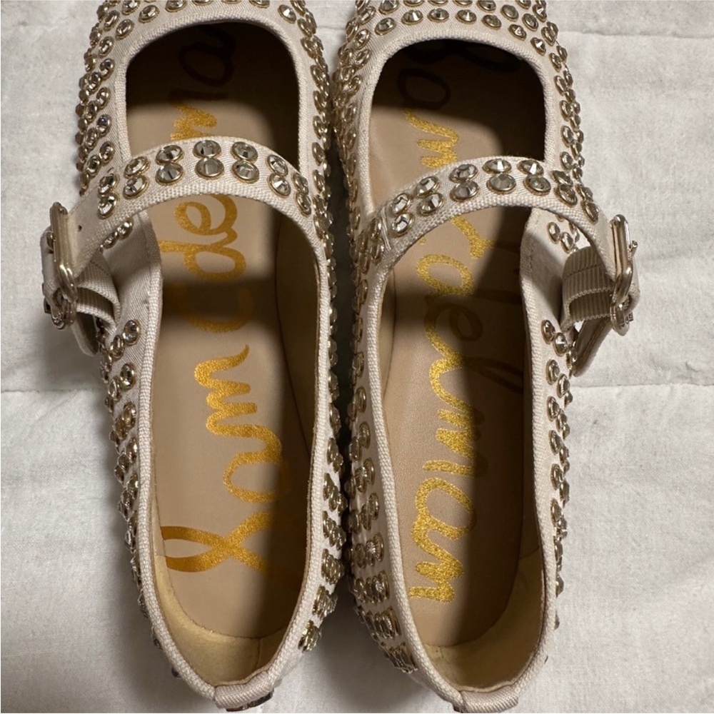 Women's Embellished Mary Jane Flats